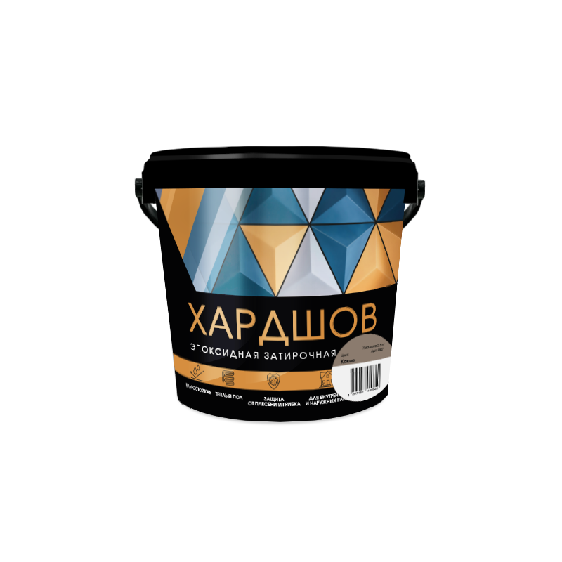 Эпоксидная затирочная смесь Хардшов цвет 230 Какао, 2,5 кг