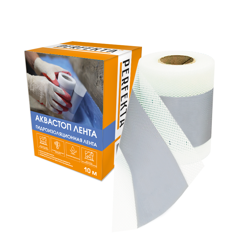Гидроизоляционная лента Аквастоп Лента, 10 м
