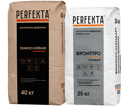 Штукатурки цементные