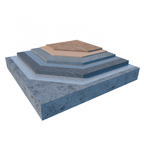 Устройство пола внутри сухого помещения под паркет