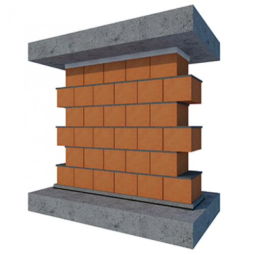 Возведение ограждающих стен и перегородок из пустотелых керамических блоков